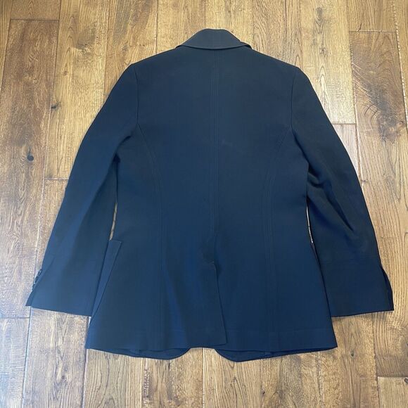 Authentic Louis Vuitton Uniformes Blazer Jacket Black with Gold Accents Sz 40 - Picture 6 of 9